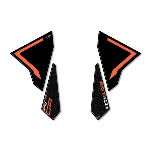 Pegatinas guardabarros moto resina gel 3D compatible con KTM 890 Duke GP 2022-2023 2