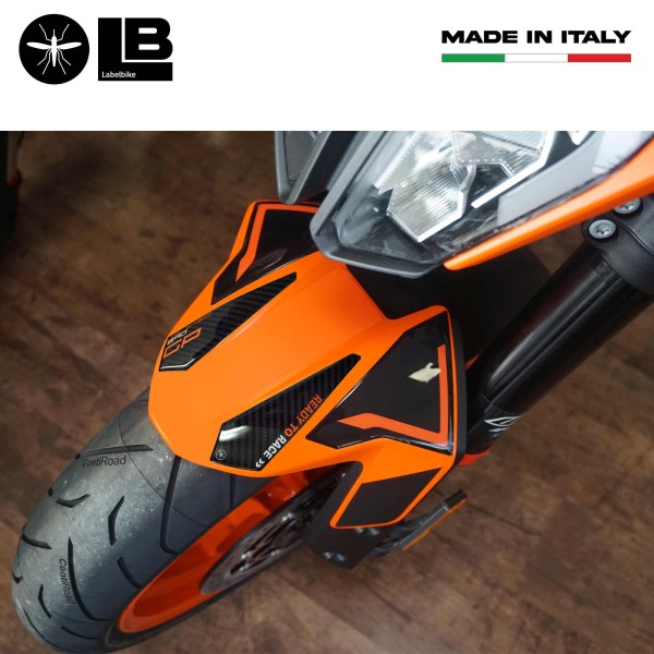 Pegatinas guardabarros moto resina gel 3D compatible con KTM 890 Duke GP 2022-2023