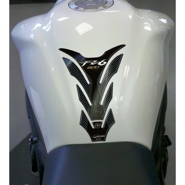 Resin 3D tank stickers for motorbikes compatible Yamaha FZ6 carbon