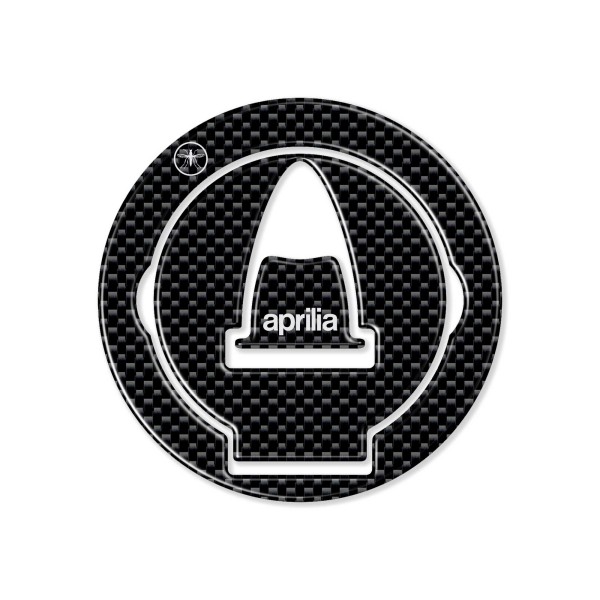ADHESIVES/STICKERS 3D CARBON TANK CAP compatible x MOTO APRILIA 2007 et plus