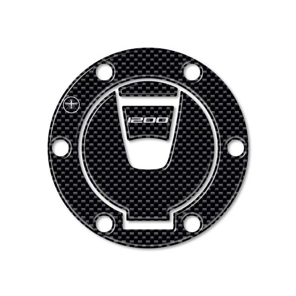 ADHESIVE 3D CARBON ELECTRONIC TANK CAP για MOTO DUCATI MULTISTRADA 1200