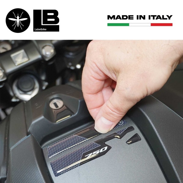 Aufkleber 3D Schlüssel NC750 kompatibel mit Honda NC750X 2021 Ablagetür