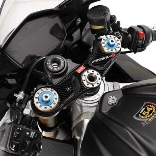                             Αυτοκόλλητο 3D συμβατό για Aprilia Rsv4 Μοτοσικλέτα Προστασία Πινακίδας Πιρουνιού Τιμονιού
                          