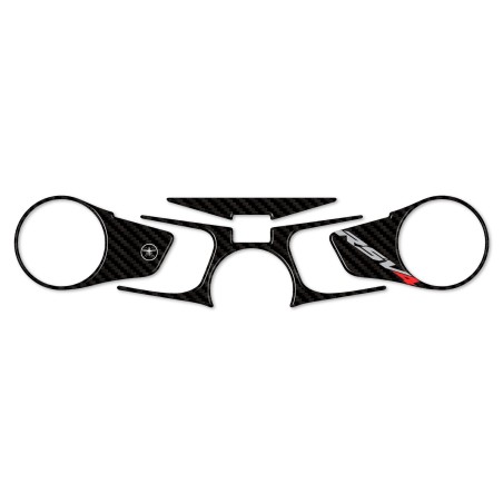 Αυτοκόλλητο 3D συμβατό για Aprilia Rsv4 Μοτοσικλέτα Προστασία Πινακίδας Πιρουνιού Τιμονιού