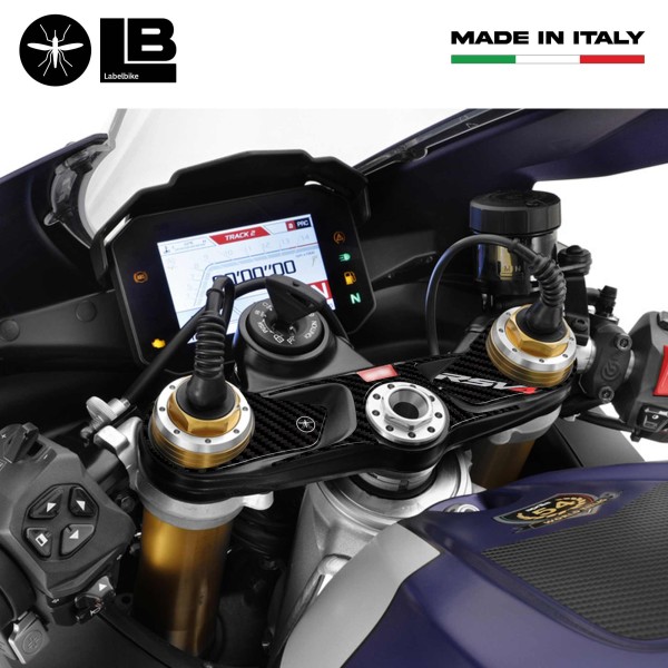Αυτοκόλλητο 3D συμβατό για Aprilia Rsv4 Μοτοσικλέτα Προστασία Πινακίδας Πιρουνιού Τιμονιού