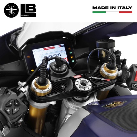 Αυτοκόλλητο 3D συμβατό για Aprilia Rsv4 Μοτοσικλέτα Προστασία Πινακίδας Πιρουνιού Τιμονιού