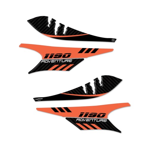 Stickers 3D garde-mains moto compatible avec KTM 1190 Adventure 2013-2016 2