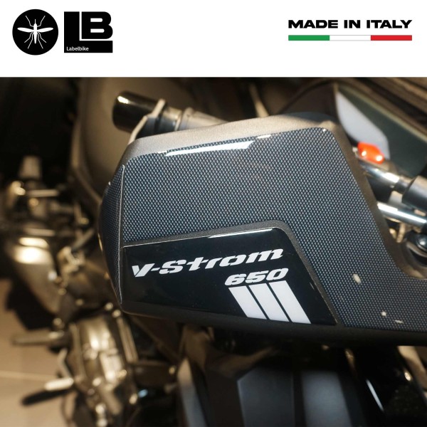 Stickers 3D Handguards motorbike compatible with Suzuki V-Strom 650 2017-2025