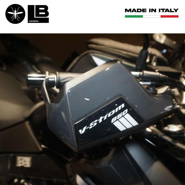 Stickers 3D Handguards motorbike compatible with Suzuki V-Strom 650 2017-2025