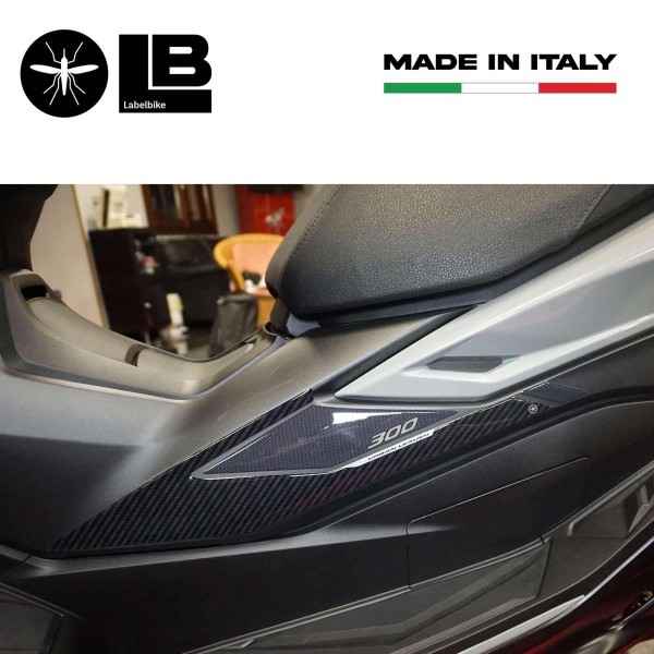 3D Resin Stickers Boomerang side protectors compatible with Honda Forza 300