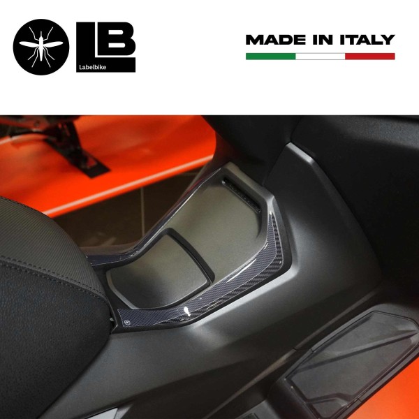 Adesivo 3D laterali Pedana anteriore compatibili con Honda Forza 125 2022-2023