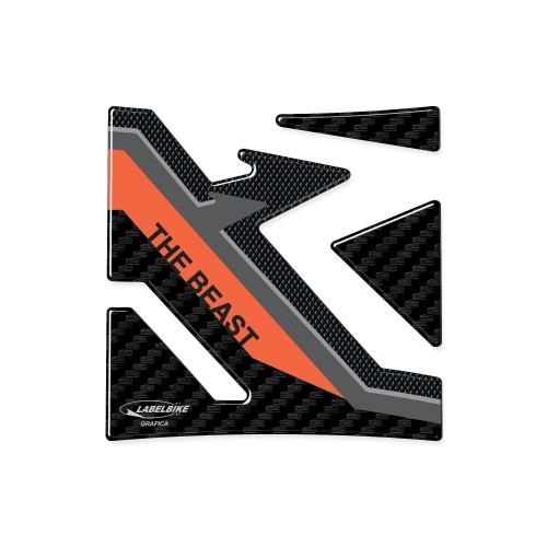                                             3D αυτοκόλλητο Tank Guard LOW συμβατό με τη μοτοσικλέτα KTM 1290 Super Duke R 2021
                                          