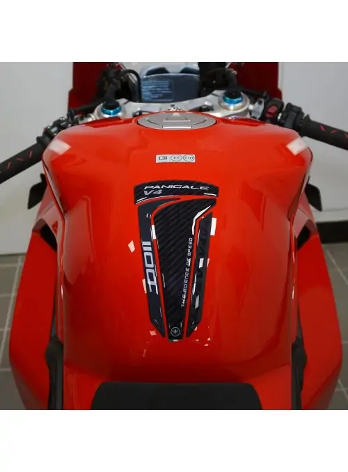 Adesivo 3D Paraserbatoio compatibile con Ducati Panigale V4 2018-2023