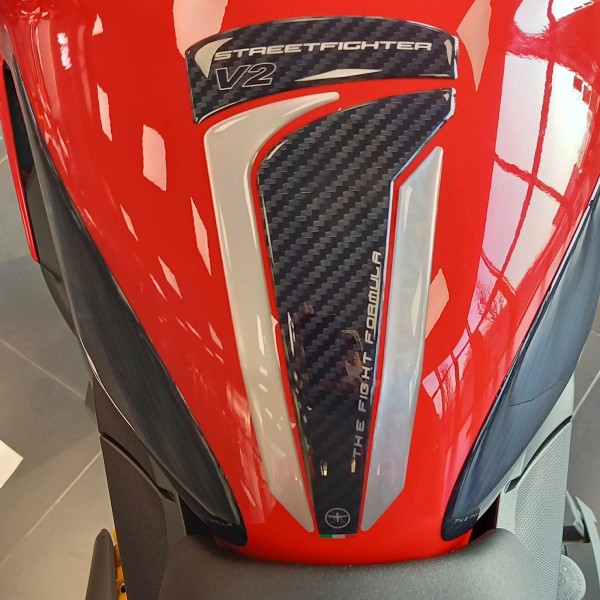Αυτοκόλλητο 3D Tank Guard συμβατό με Ducati Streetfighter V2 2022-2024
