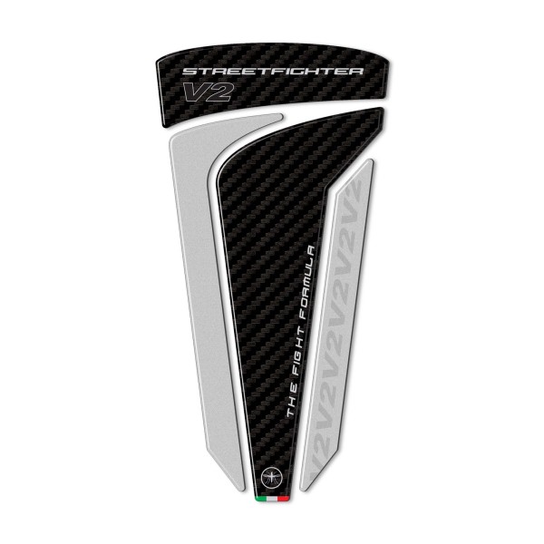 3D Tankschutzaufkleber kompatibel mit Ducati Streetfighter V2 2022-2024