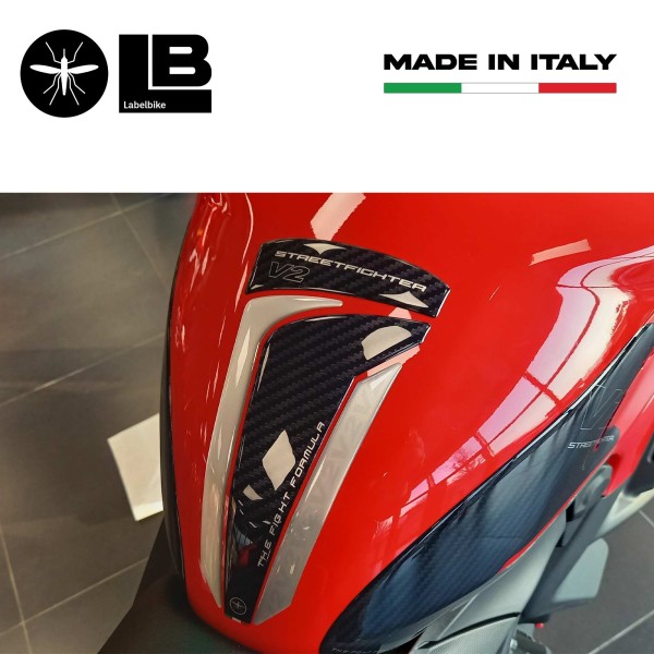 3D Tankschutzaufkleber kompatibel mit Ducati Streetfighter V2 2022-2024