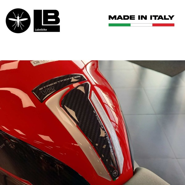 3D Tank Guard Sticker compatible with Ducati Streetfighter V2 2022-2024