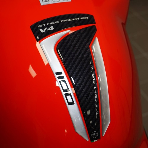                             Αυτοκόλλητο 3D Tank Guard συμβατό με Ducati Streetfighter V4 2020-2024
                          