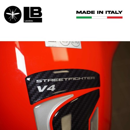3D Tankschutzaufkleber kompatibel mit Ducati Streetfighter V4 2020-2024