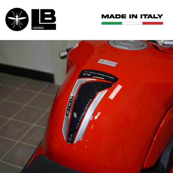 Adhesivo protector de depósito 3D compatible con Ducati Streetfighter V4 2020-2024