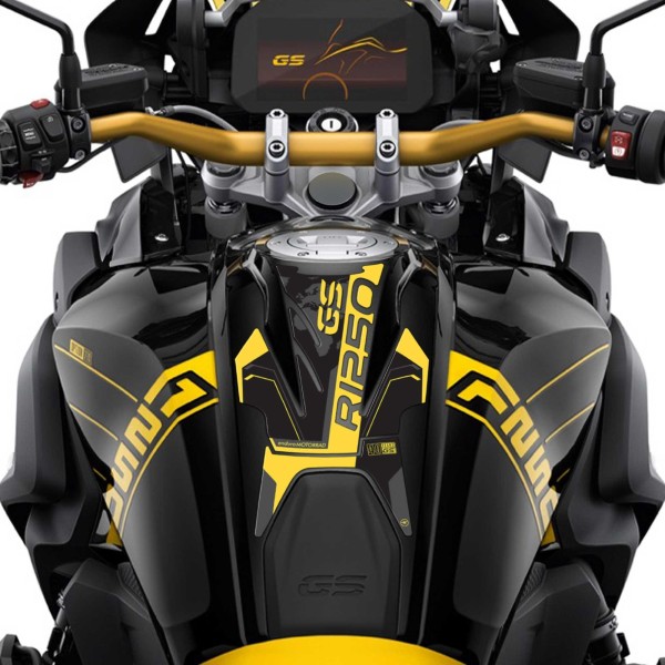 3D Tank Guard αυτοκόλλητο συμβατό με τη μοτοσικλέτα BMW R 1250 GS 40th Ann. 2021-2023