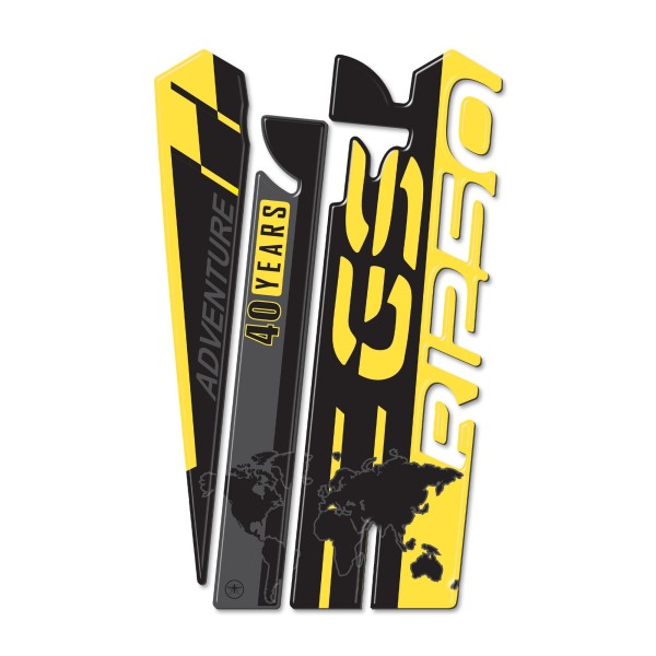 Adhesivo protector de depósito 3D compatible con la moto BMW R 1250 GS Adv 40th Anniversary