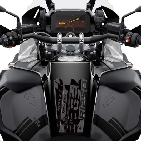 Αυτοκόλλητο 3D Tank Guard συμβατό με τη μοτοσικλέτα BMW R 1250 GS ADV Triple Black