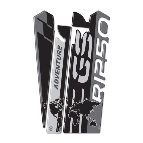 Autocollant 3D Tank Guard compatible avec la moto BMW R 1250 GS Adventure 2019-2022 2