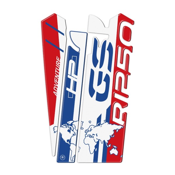 Adesivi Bmw Gs Paraserbatoio RESINA 3D PER BMW F 850 GS Adventure