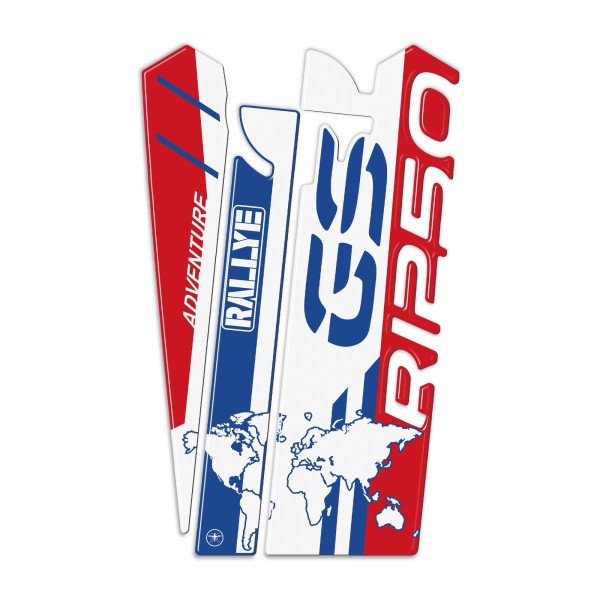 Sticker 3D Tank Guard compatible avec la moto BMW R 1250 GS Adventure Rallye