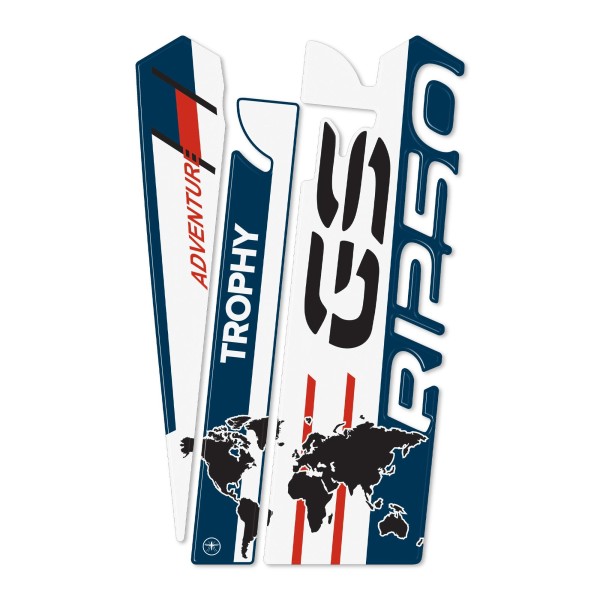 Adhesivo protector de depósito 3D compatible con la moto BMW R 1250 GS Adventure Trophy
