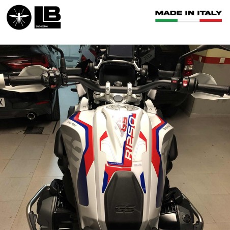 3D Tank Guard Sticker compatible with BMW R 1250 GS Rallye motorbike 2021-2023