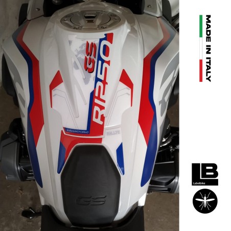 3D Tankschutz Aufkleber kompatibel mit BMW R 1250 GS Rallye Motorrad 2021-2023