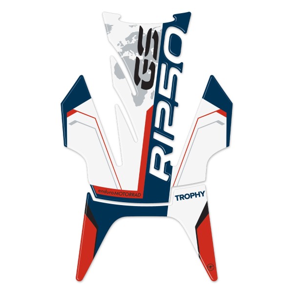 3D Tank Guard Sticker compatible with BMW R 1250 GS Trophy motorbike 2022-2023