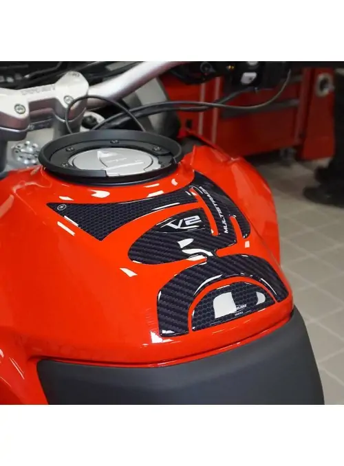 Adesivo 3D Paraserbatoio compatibile con moto Ducati Multistrada V2 950 2022