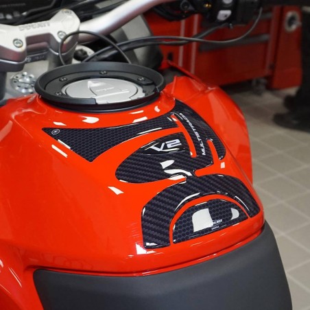 Αυτοκόλλητο 3D Tank Guard συμβατό με μοτοσικλέτα Ducati Multistrada V2 950 2022