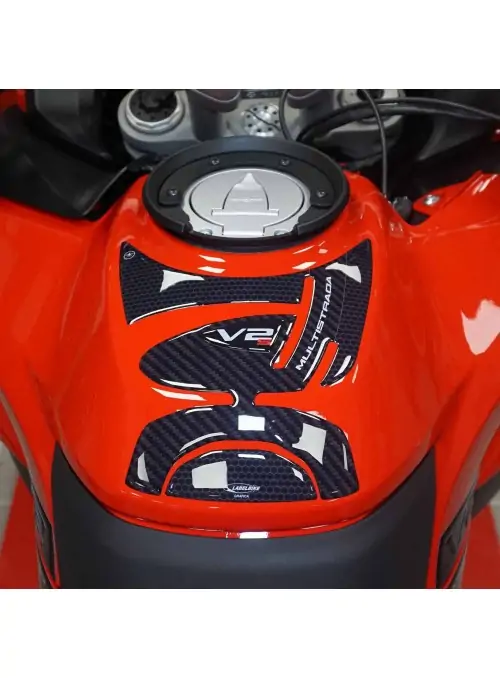 Adesivo 3D Paraserbatoio compatibile con moto Ducati Multistrada V2s 950 2022