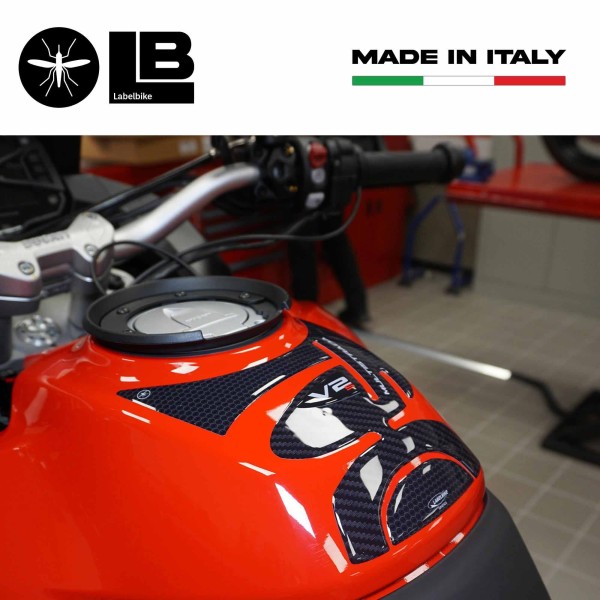 Autocollant 3D Tank Guard compatible avec la moto Ducati Multistrada V2s 950 2022