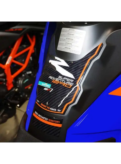 Adesivo 3D Paraserbatoio compatibile con moto KTM 1290 Super Adventure R 2021-22