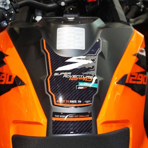 Autocollant 3D Tank Guard compatible avec la moto KTM 1290 Super Adventure S 2021-24