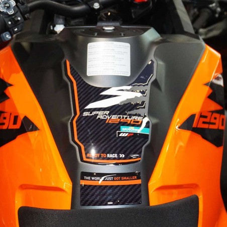 Autocollant 3D Tank Guard compatible avec la moto KTM 1290 Super Adventure S 2021-24