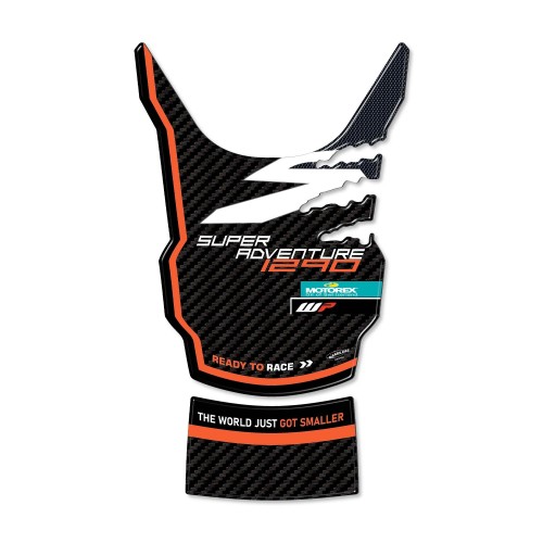 3D Tank Guard Sticker compatible with KTM 1290 Super Adventure S motorbike 2021-24 2