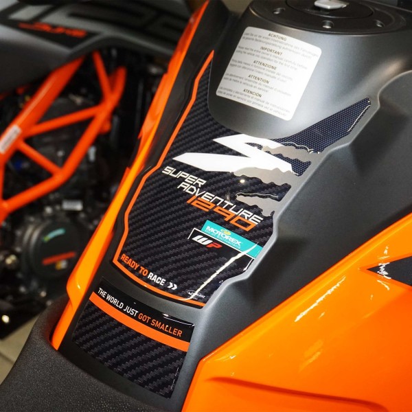 Autocollant 3D Tank Guard compatible avec la moto KTM 1290 Super Adventure S 2021-24