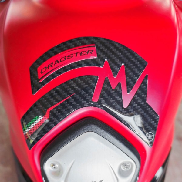 Αυτοκόλλητο 3D Tank Guard συμβατό με το ποδήλατο Mv Agusta Dragster 800 2020-2023