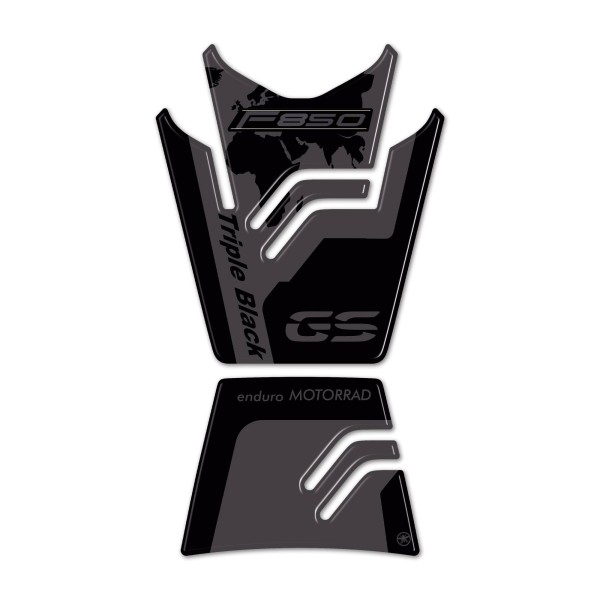 Sticker 3D Tank Guard Moto compatible avec Bmw F 850 Gs Triple Black 2021-23