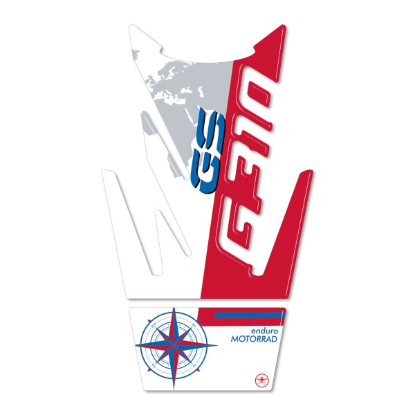 Sticker 3D Protège réservoir moto compatible avec BMW G 310 GS Sport 2017-2023