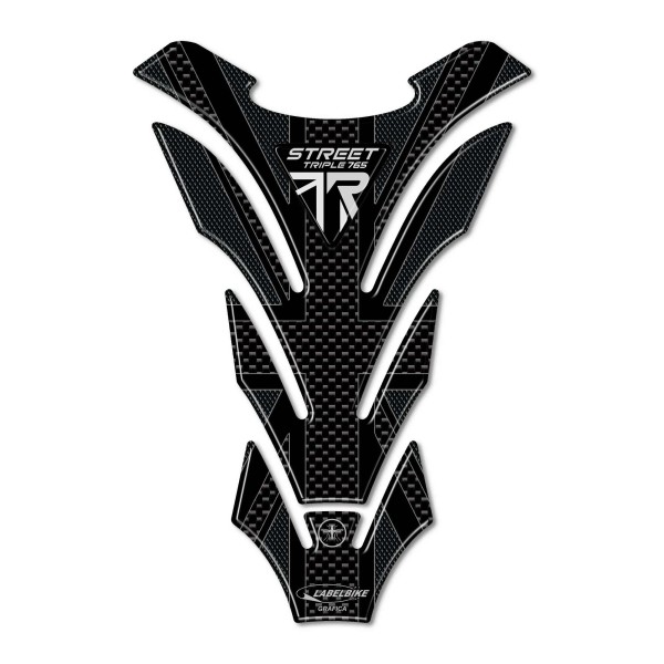 3D Sticker Motorcycle Tank Guard compatible with Triumph Street Triple 765 R 2023