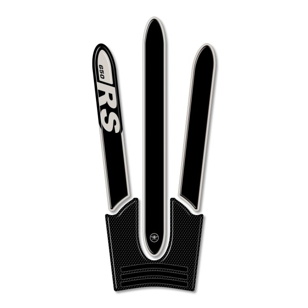 Sticker 3D Tank Protector Protecteur de réservoir moto compatible avec Kawasaki Z650RS