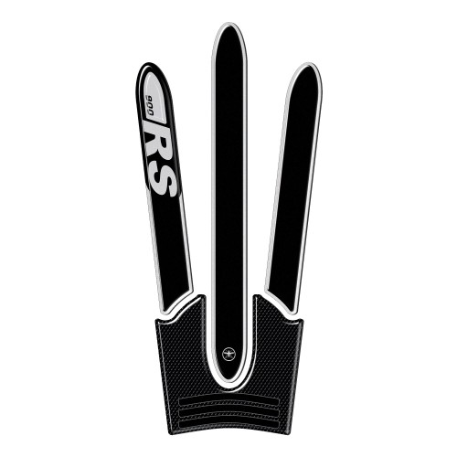 Sticker 3D Tank Protector Protecteur de réservoir moto compatible avec Kawasaki Z900RS 2