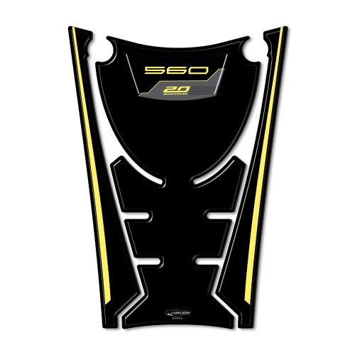 3D Front Footboard Sticker compatible with Yamaha Tmax 560 20Th Anniversary 2